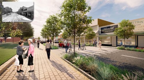 Artist impression of the Richmond Town Centre liveability project