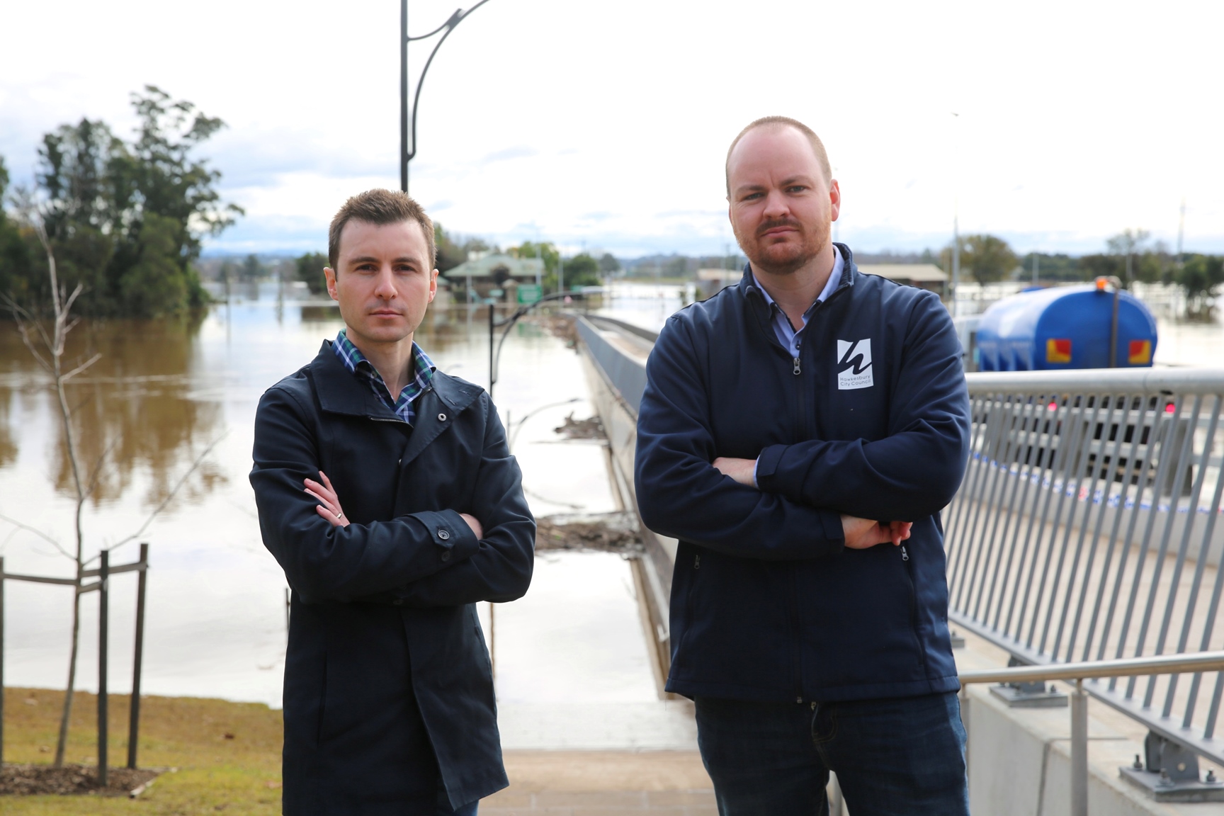 Mayors at Bridge