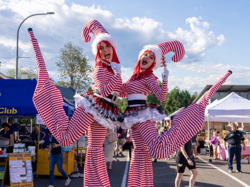 Image of Light Up Windsor stilt walkers