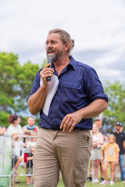 Image of Farmer Dave at Australia Day on the Hawkesbury