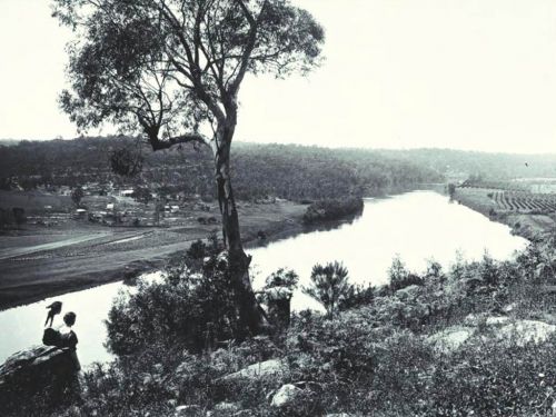 Overlooking the river