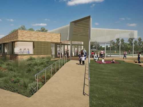 Artist impression of Fernadell Community Centre