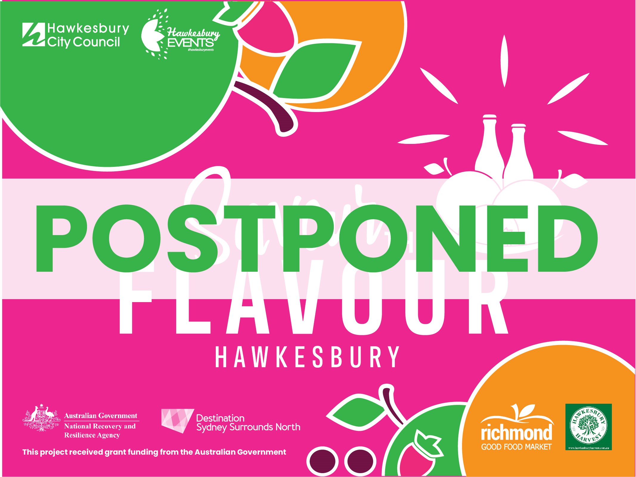 Savour Postponed