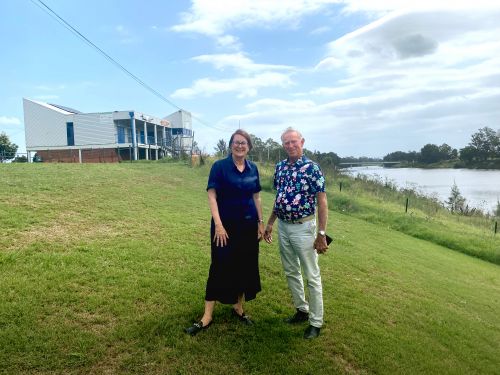 Picture of Member for Macquarie Susan Templeman MP and Hawkesbury City Mayor Les Sheather
