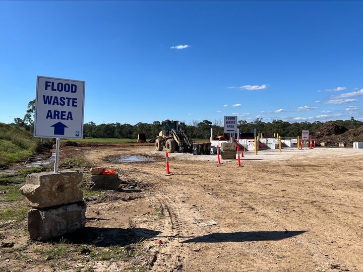 Flood waste area - Waste Management Facility