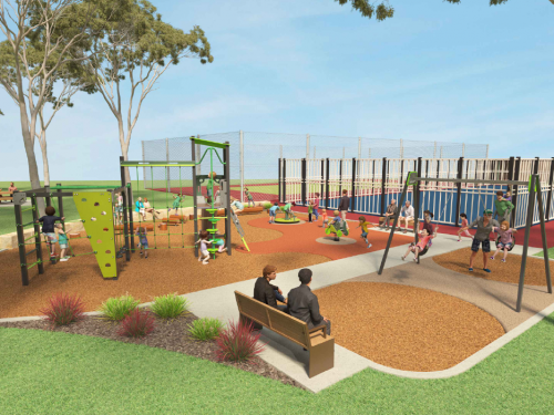 Freemans Reach Reserve artist impression