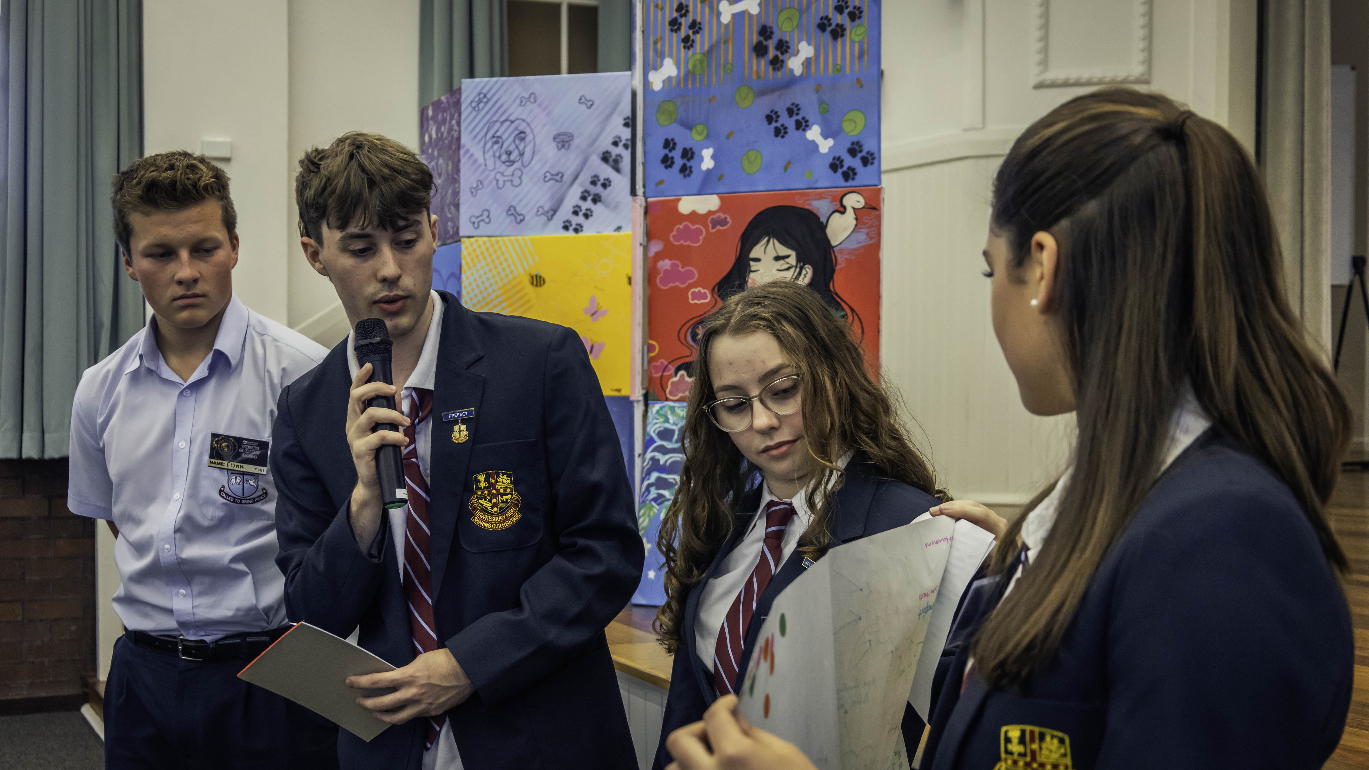 High school students present findings at youth summit