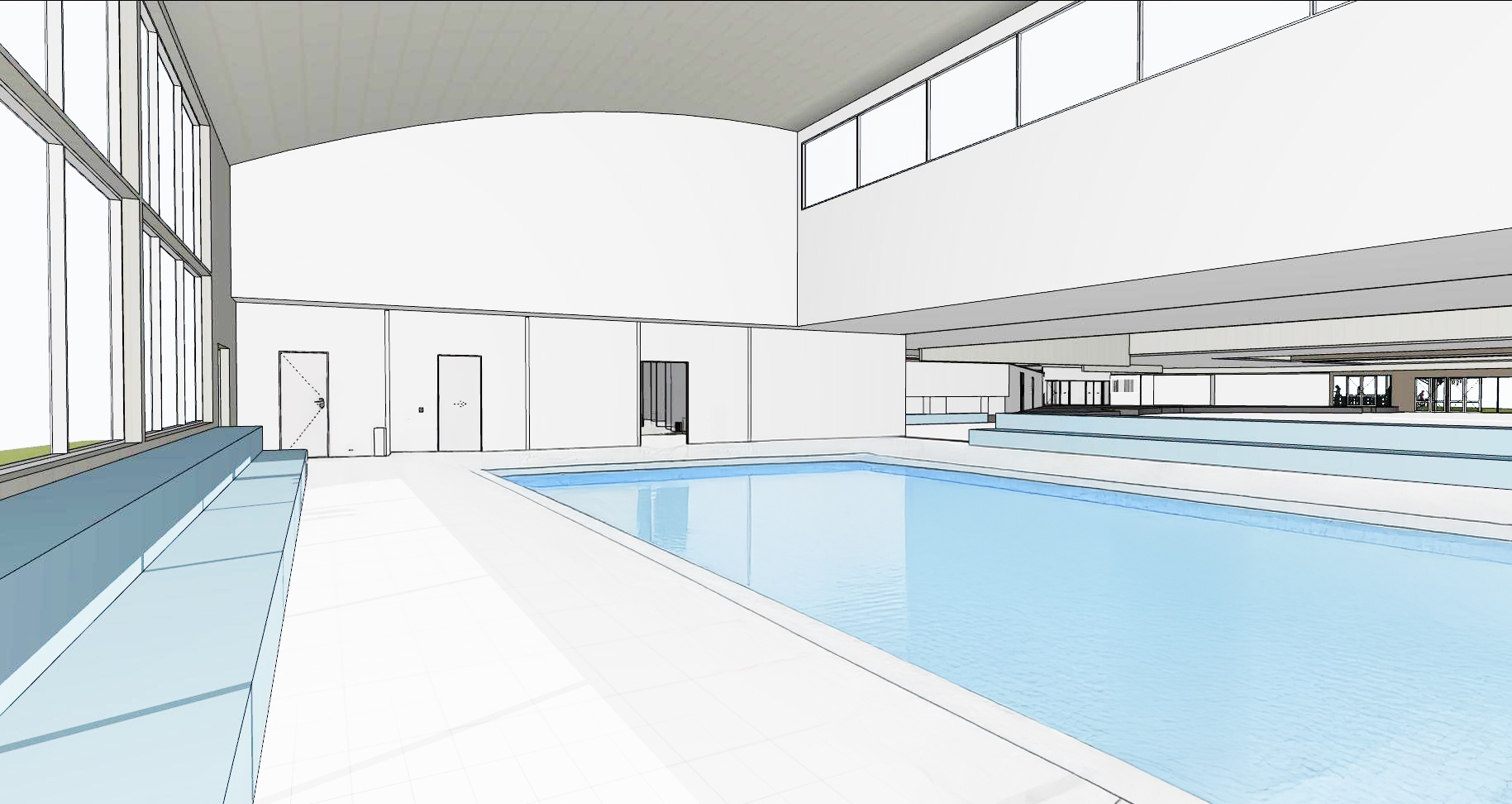 Artist Impression of Oasis Aquatic and Fitness Centre