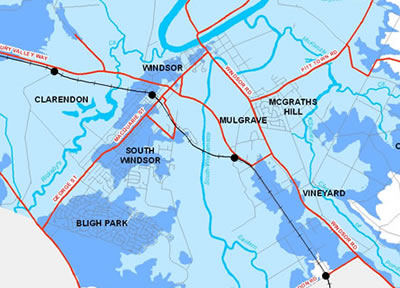 Flood Extent Map - South