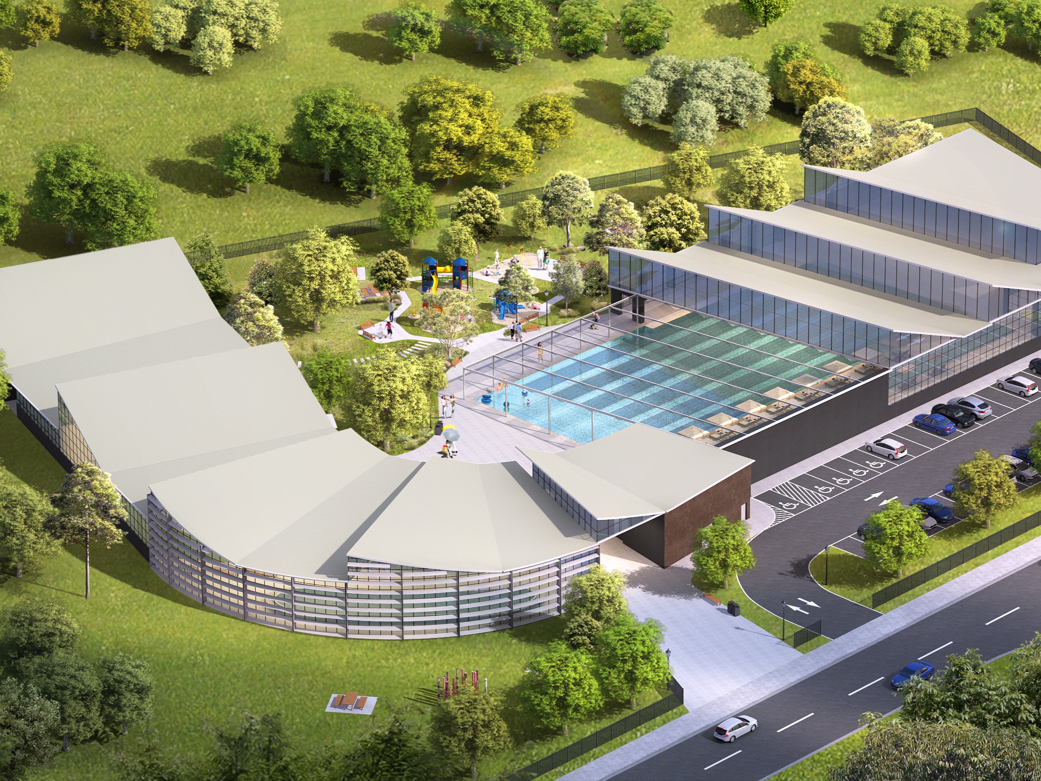 Richmond Swimming Centre Visualisation image