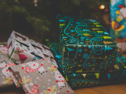 Picture of Christmas wrapping paper