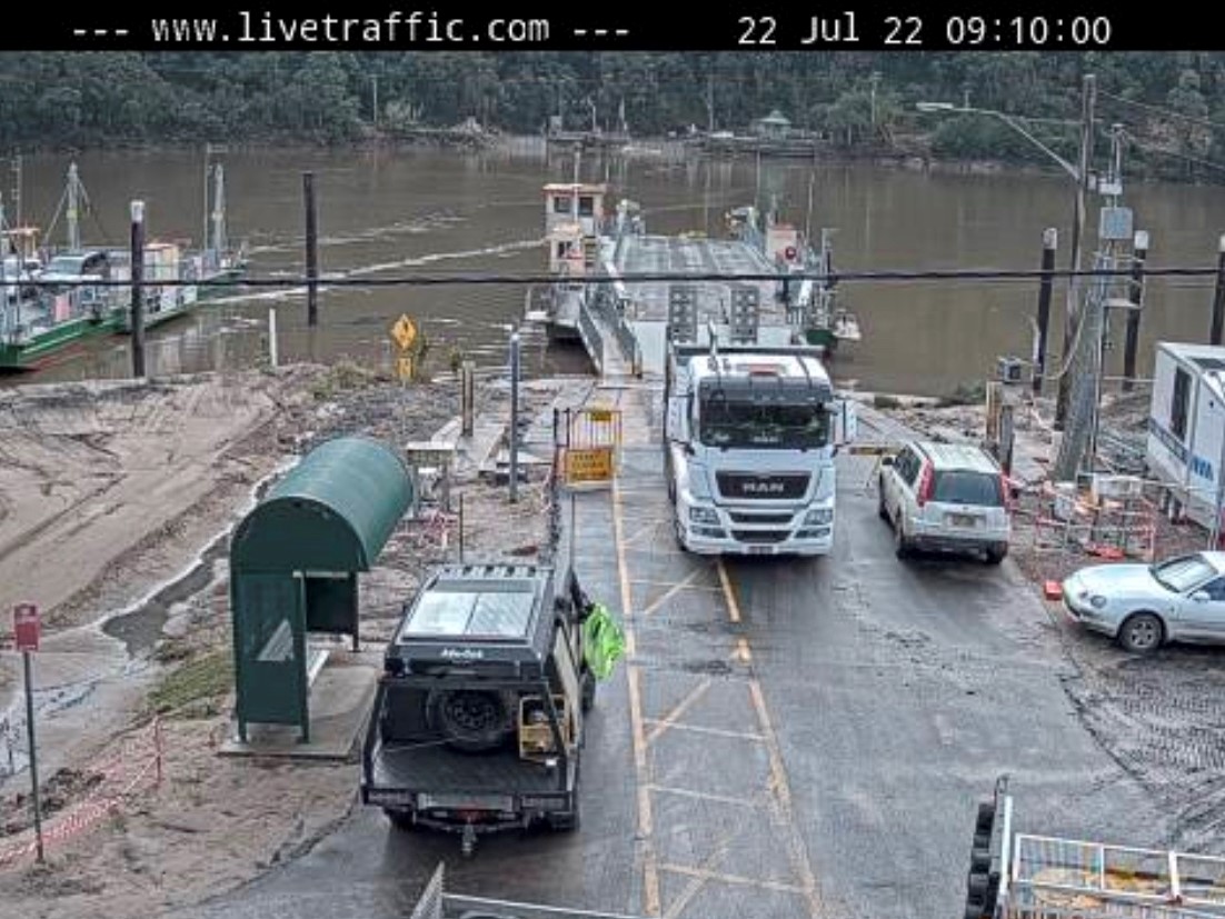 Wisemans Ferry North Live Traffic Camera - web