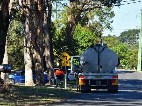 Picture of a sullage pump truck