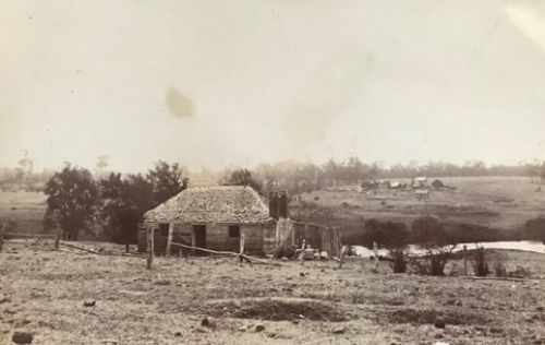 House on bank