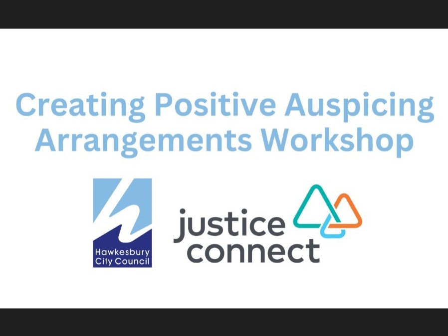 Community - Auspicing workshop