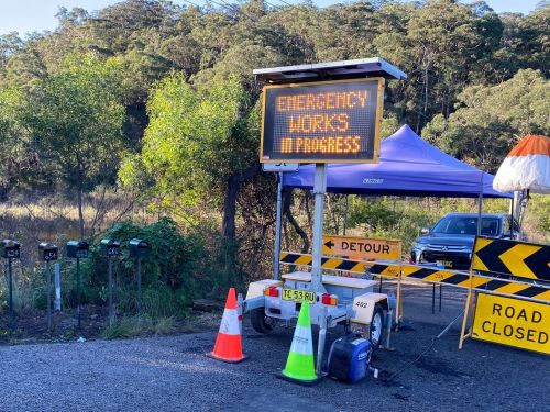 Roadworks flood